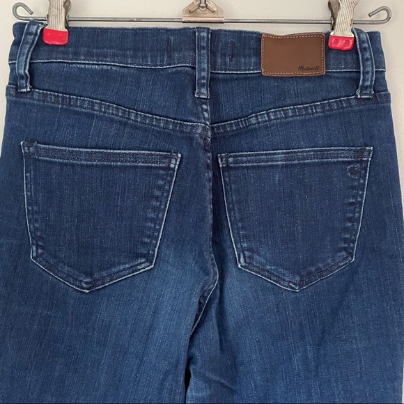 Madewell 10 Inch High Riser Skinny Skinny -Lydia Dark Wash Size 25 - Picture 11 of 13